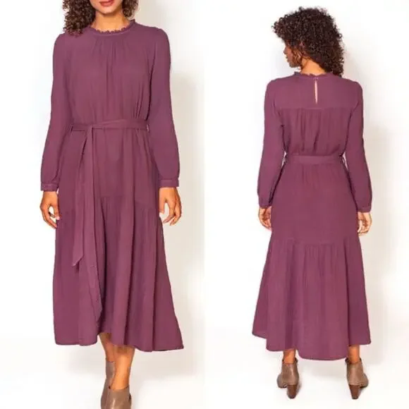 Xirena Luna Dress Size Small Cotton in Purple Mauve - Picture 1 of 9